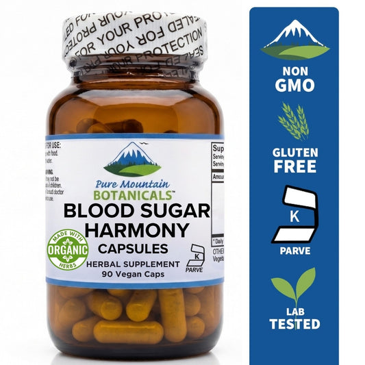 Blood Sugar Harmony with Organic Cinnamon - 90 Kosher Vegan Caps