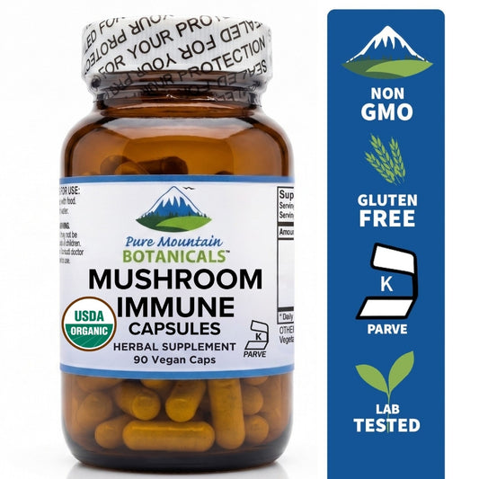 Mushroom Immune Capsules - 90 Kosher Caps
