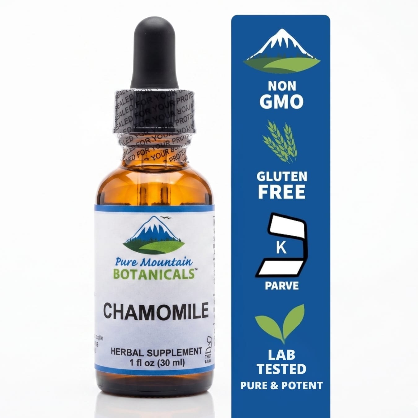 Pure Mountain Botanicals Chamomile Liquid Extract 1oz