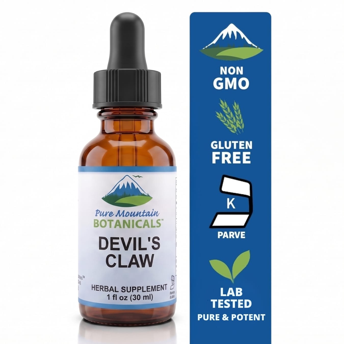 Pure Mountain Botanicals Devil's Claw Liquid Extract 1oz