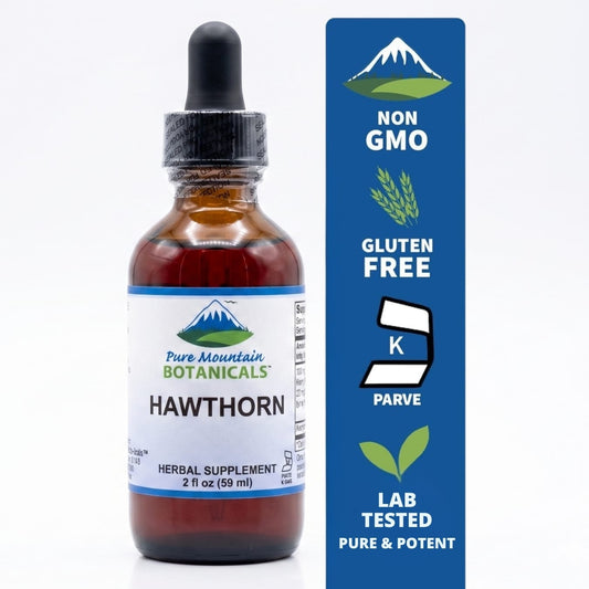 Pure Mountain Botanicals Hawthorn Liquid Extract 2oz