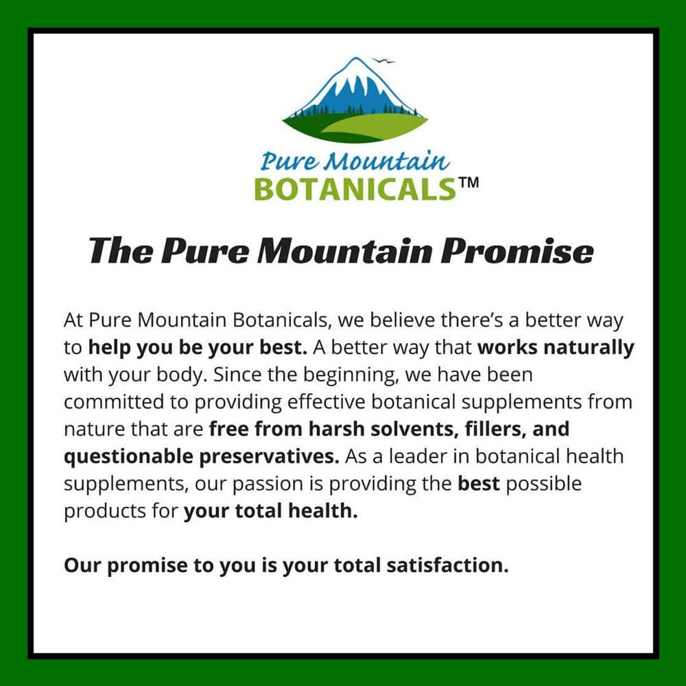Pure Mountain Botanicals Supplement 