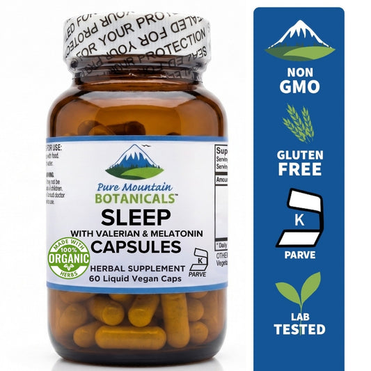 Natural Sleep with Valerian, Chamomile, Melatonin & More