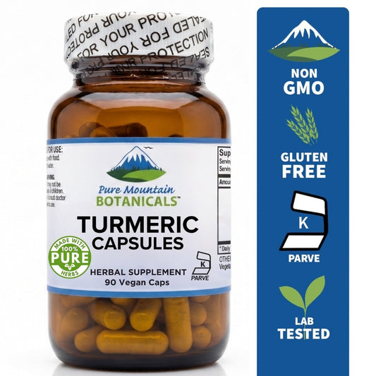 Turmeric with Black Pepper Extract - 60 Kosher Vegan Capsules
