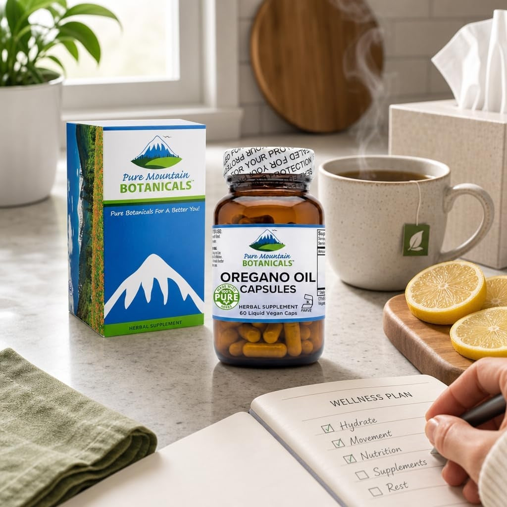 Oregano Oil Capsules - Vegan Caps – Now with 510mg Mediterranean Oil of Oregano