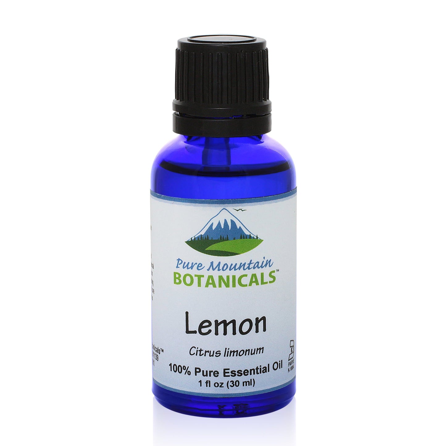 Pure Mountain Botanicals Essential Oil Lemon (Citrus Limonum) Essential Oil Full 1 oz (30 ml) Bottle - 100% Pure Natural & Kosher - 1 fl oz Bottle