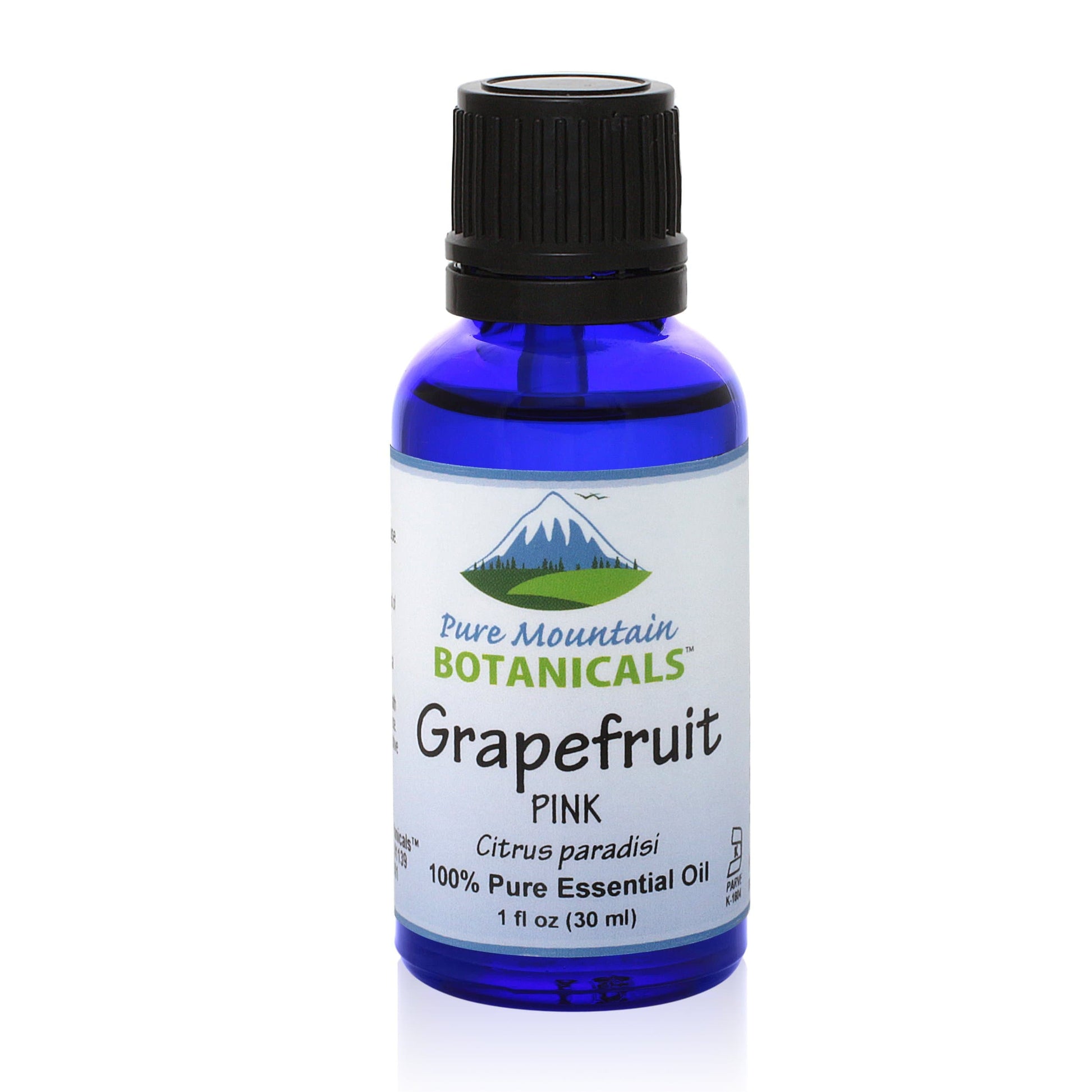 Pure Mountain Botanicals Essential Oil Grapefruit (Citrus Paradisi) Pink Essential Oil - 100% Pure Natural & Kosher - 1 fl oz Bottle