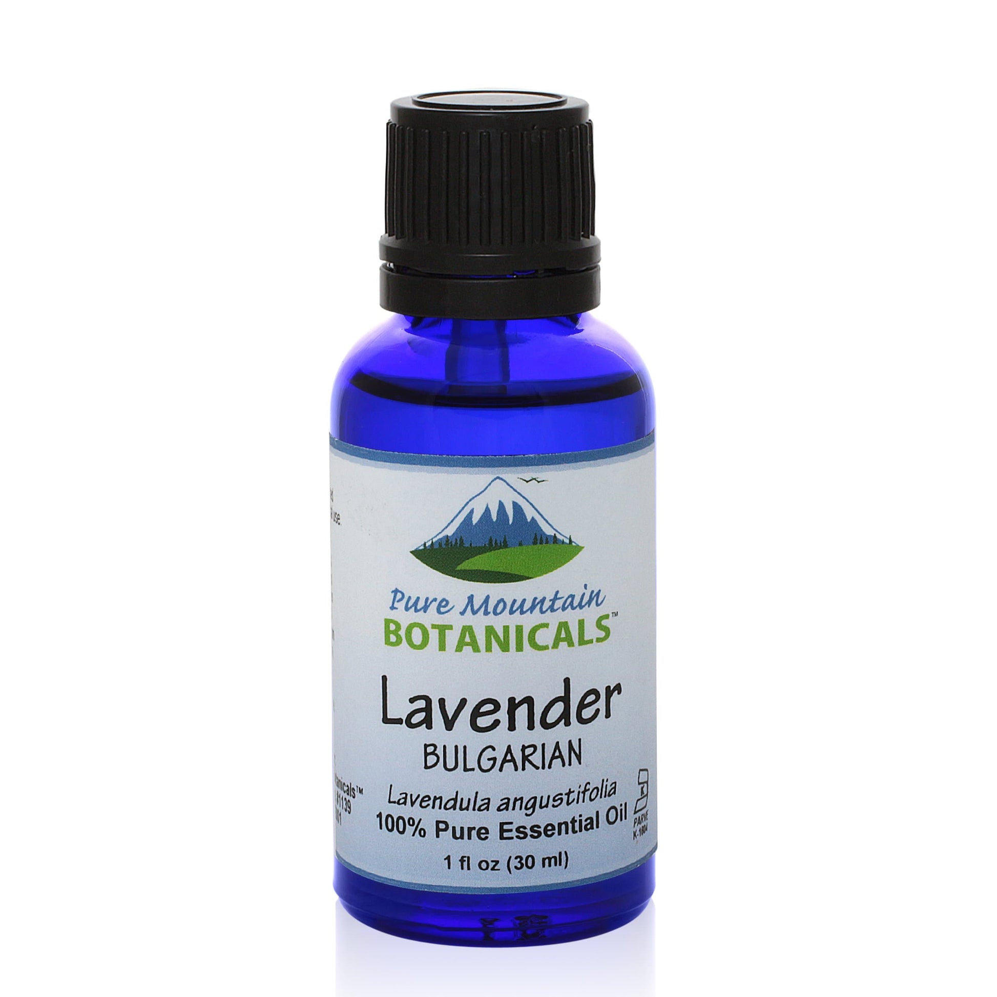 Pure Mountain Botanicals Essential Oil Lavender (Lavendula Angustifolia) Bulgarian Essential Oil - 100% Pure Natural & Kosher - 1 fl oz Bottle