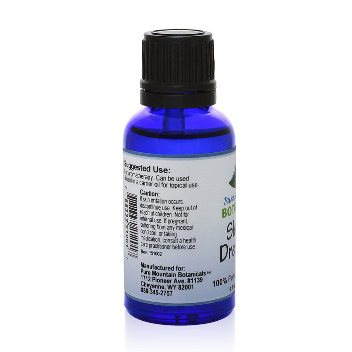 Pure Mountain Botanicals Essential Oil Sleep Dreams Essential Oil Blend - 100% Pure Natural & Kosher - 1 fl oz Bottle