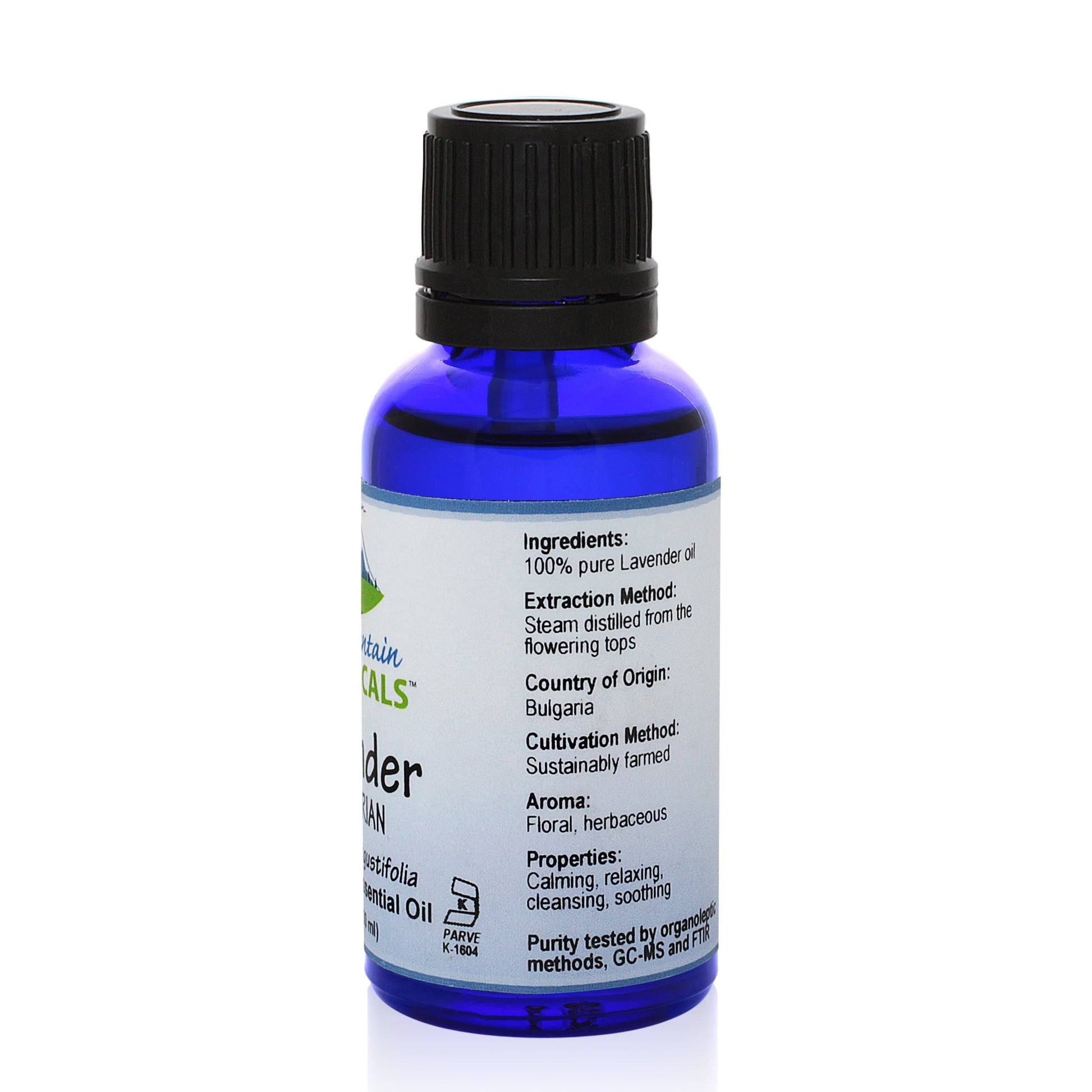 Pure Mountain Botanicals Essential Oil Lavender (Lavendula Angustifolia) Bulgarian Essential Oil - 100% Pure Natural & Kosher - 1 fl oz Bottle