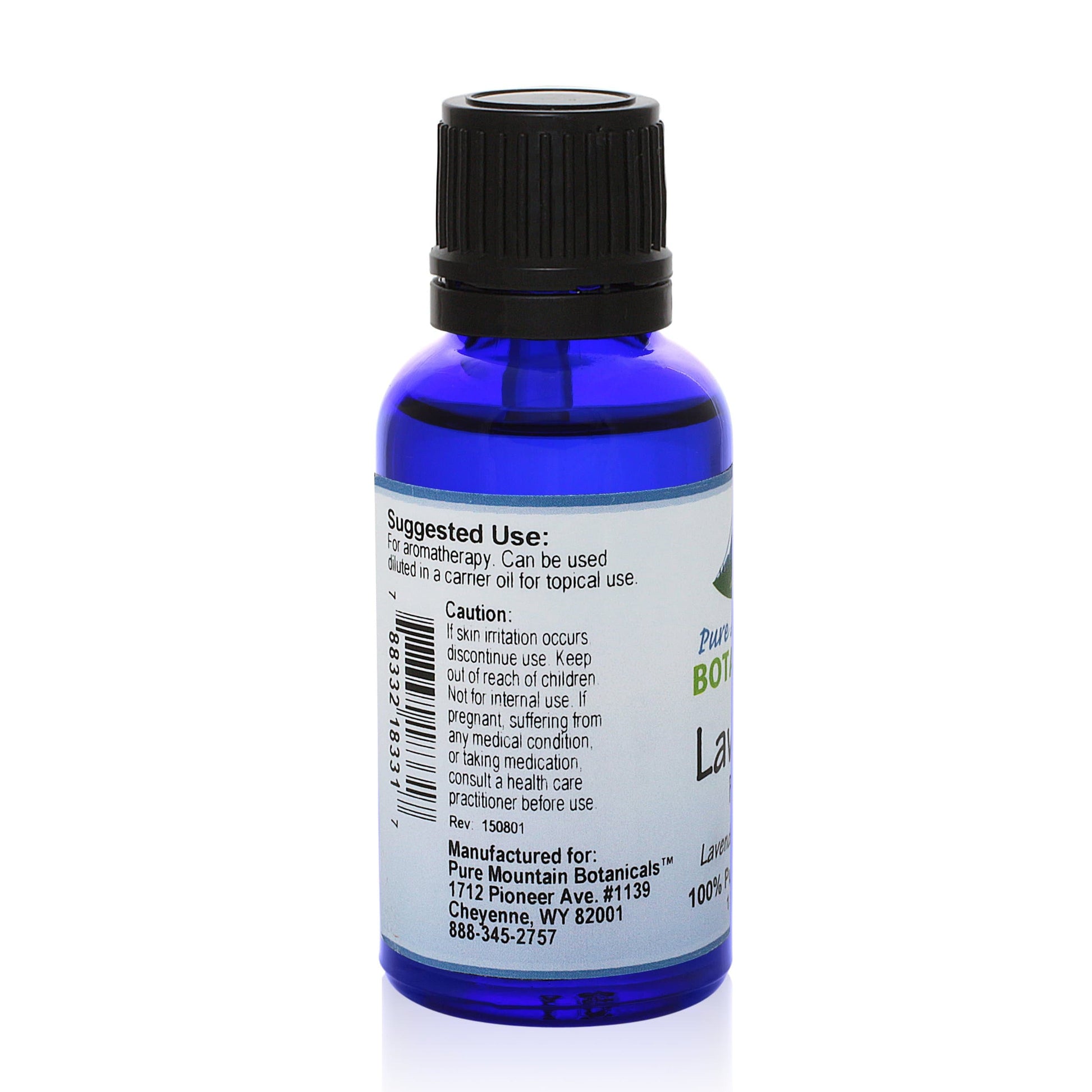 Pure Mountain Botanicals Essential Oil Lavender (Lavendula Angustifolia) French Essential Oil - 100% Pure Natural & Kosher - 1 fl oz Bottle