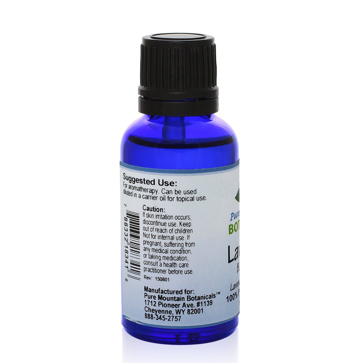 Pure Mountain Botanicals Essential Oil Lavender (Lavendula Angustifolia) Bulgarian Essential Oil - 100% Pure Natural & Kosher - 1 fl oz Bottle