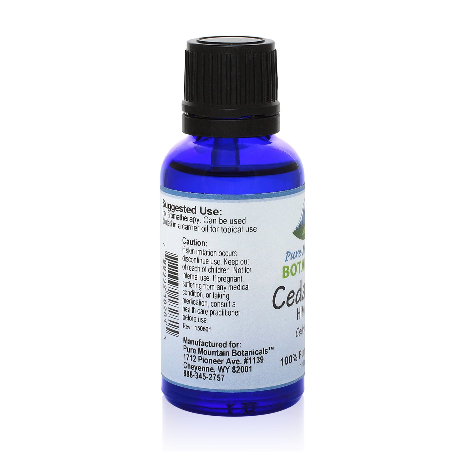 Pure Mountain Botanicals Essential Oil Cedarwood (Cedrus Deodara) Essential Oil - 100% Pure Natural & Kosher - 1 fl oz Bottle