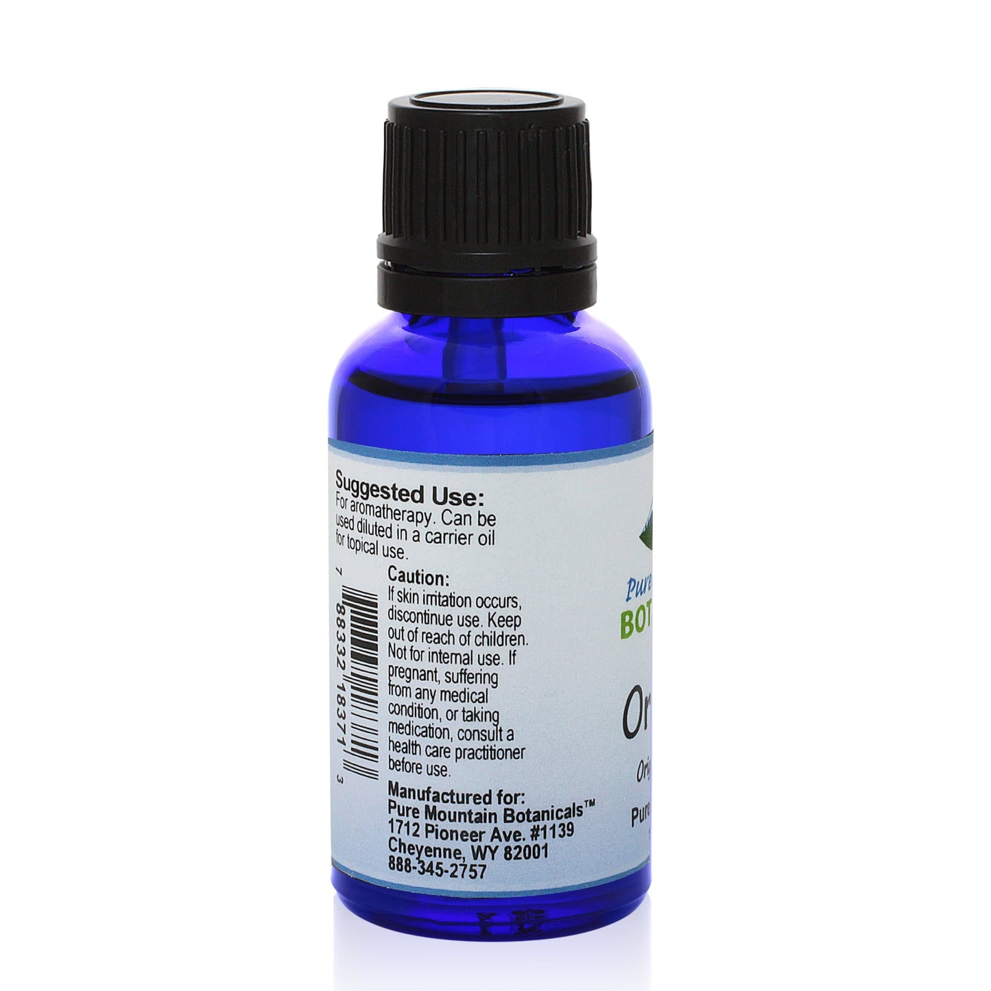 Pure Mountain Botanicals Essential Oil Oregano (Oreganum Vulgare) Essential Oil - 100% Pure Natural & Kosher - 1 fl oz Bottle