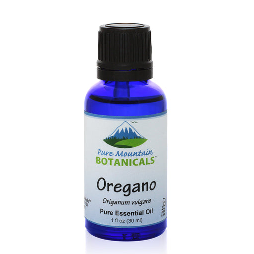 Pure Mountain Botanicals Essential Oil Oregano (Oreganum Vulgare) Essential Oil - 100% Pure Natural & Kosher - 1 fl oz Bottle
