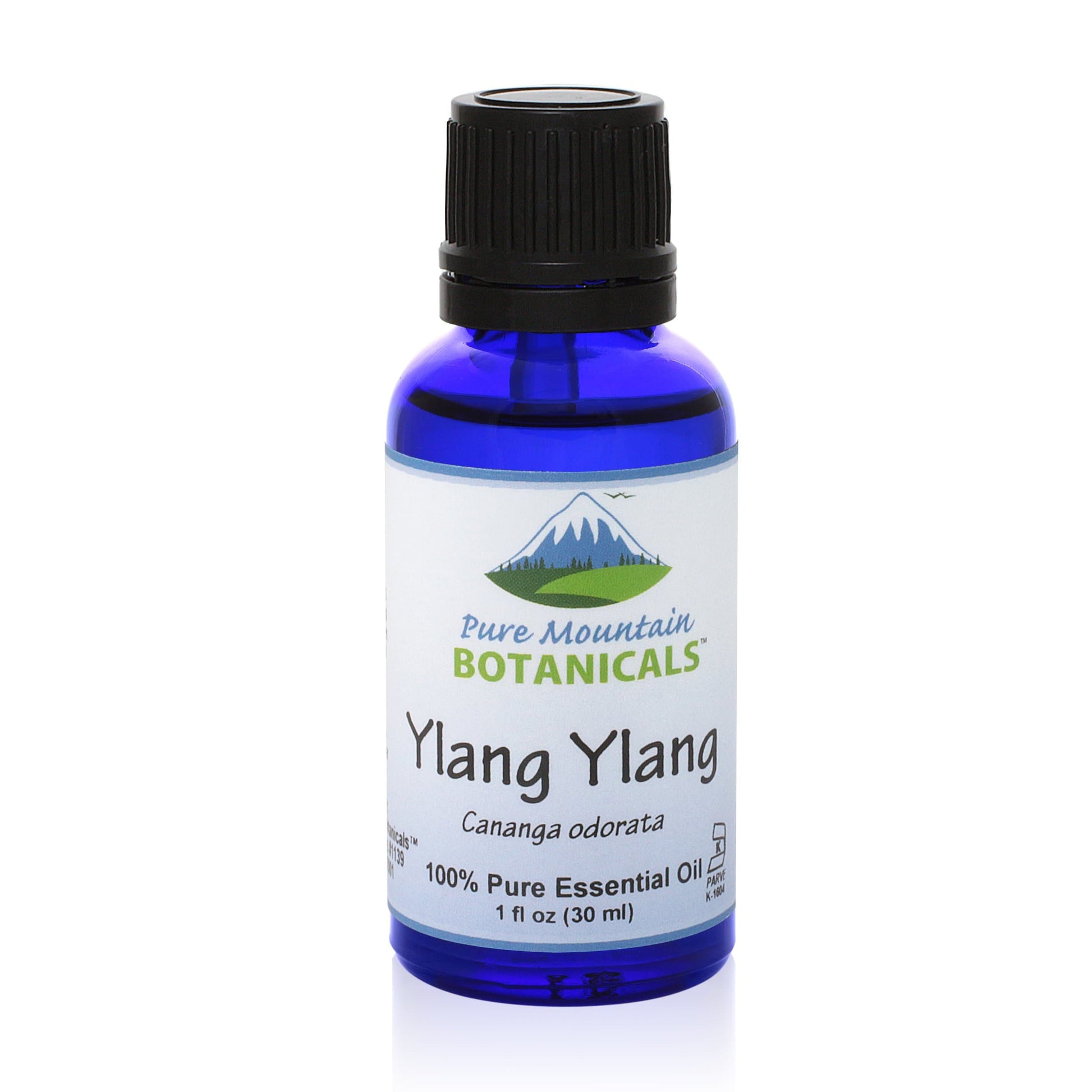 Pure Mountain Botanicals Essential Oil Ylang Ylang (Cananga Odorata) Essential Oil - 100% Pure Natural & Kosher - 1 fl oz Bottle